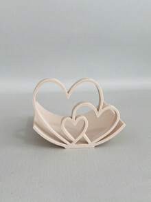 1个浪漫心形卫生纸架 | 塑料材质，自粘式，可独立放置，是圣诞节、情人节、母亲节、生日礼物的理想之选 - 彩色 - 查看 7