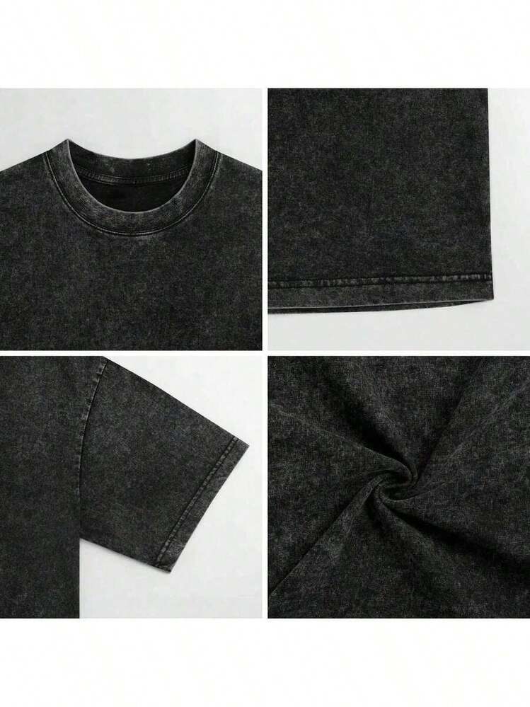 Drake-Shirt Merch Graphic Tee Takecare Rare Hop Graphic PrintMinimalist Style  Sweatshirt - 黑色 9 - 查看 3