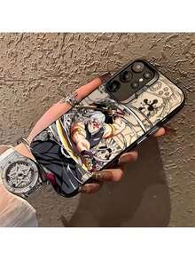 Fast EU Shipping (DE & ES)SamsungKlassische D Demon Slayers Stil Smartphone-Hülle.Kreative schwarze Smartphone-Hülle kompatibel mit Galaxy S25 S24 S23 S22 S21 S20 FE Ultra Plus 4G 5G.Es ist eine matte, sturzsichere Rückenschale mit exzellenten visuellen Grafiken, verbessertem Textur, erhöhtem Bildschirmschutz und einem gemusterten transparenten Smartphone-Hülle.Süße Tier Handyhülle, Texturierte Handyhülle, Anime-Fanfreundlich, Transparenter Handyschutz, Glänzende Oberfläche, Anime-Kunstdesign, Dekorative Hülle. - Schwarz - Übersicht 6