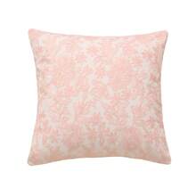 1 pieza Funda de cojín/almohada lumbar decorativa de piel sintética bordada con encaje rosa, adecuada para dormitorio, sala de estar, sofá - Rosa - Ver 13