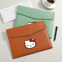 Sanrio Hello Kitty A4 Portable Business Office Organizer Bag - Multi-Color PU Leather Document Folder With Snap Closure - Fits Laptop/Phone/Invoices, Suitable For Lawyers And Entrepreneurs - Ideal Holiday/Back To School Gift - Multicolor - View 9