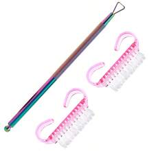 ART LALIC Stainless Steel Cuticle Pusher, Gel Nail Scraper, Callus Remover, Suitable For Home And Nail Salon Use - Multicolor - View 10