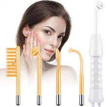 CYPNAlta Frecuencia Facial con 4 Varitas NeónRadiofrecuencia Facial para Estiramiento de la Piel Estimulador de Folículos Pilosos Reducción de Arrugas Imperfecciones AntienvejecimientoFashion - 219611588 - Ver 9