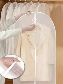 Transparent Garment Dust Cover, Hanging Garment Storage Bag With Zipper, For Storing Coats, Shirts, Skirts, Pants, Suitable For Wardrobe, Bags, Storage Bags And Back To School Supplies - Multicolor - View 10