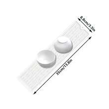 1pc Kitchen Drying Mat, Hot Pot Holder Silicone Quick Dry Dish Drying Mat, Long Silicone Drain Mat, Kitchen Heat Insulation Pad, Pot Holder, Sink Countertop Mat, Cutting Board Non-Slip Coaster - Multicolor - View 7