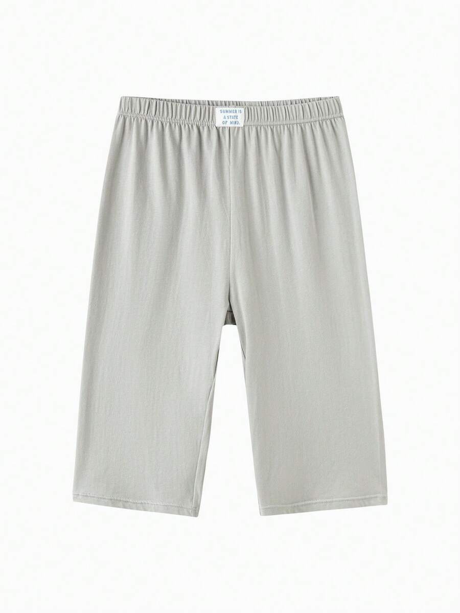 Balabala Unisex Home Pants, Soft Comfortable Fabric, Universal Fit, Relaxed Summer Loungewear - Gray - View 1