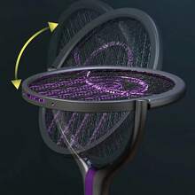 多功能二合一灭蚊灯，角度可伸缩，USB充电，1200mAh电池 - 彩色 - 查看 8