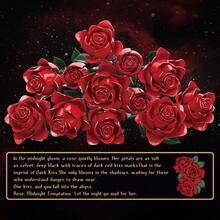 546/585片玫瑰花积木套装 - 植物系列 DIY 人造花，适用于家居装饰，适合情人节、周年纪念日和生日 - 彩色 - 查看 3