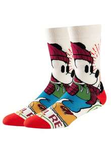 Disney 1双正品迪士尼女士礼品袜，迪士尼米奇卡通袜子，创意趣味袜子，舒适透气时尚男女通用袜子，迪士尼袜子