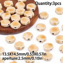 1/2/3/5pcs Ceramic Printed Beads With Center Hole, Multiple Designs Available, DIY Jewelry Making Beads For Necklace, Bracelet, Earrings, Printed Ceramic Round Flower Beads Craft Spacer Beads