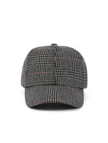 1pc Women's Adjustable High-Quality Baseball Cap, Plaid Visor Hat, Fashionable Versatile Hat, Unisex - Baseball Cap - View 7