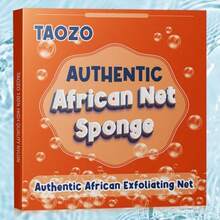 African Net Sponge Authentic African Exfoliating Net Sponge Long Net Bath Sponge Rag African Wash Net Shower Body Scrubber - Pink - View 4