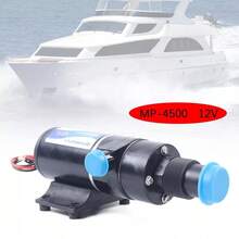 ZhdnBhnos Portable Waste Pump, V Macerator Waste Water Pump, Single Suction  Open Impeller Double Blade Waste Water Pump For Waste Toilet Sewerage Water Marine Boat Caravan RV - Variant,1 - View 3