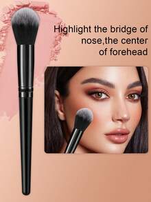 49pcs/30pcs/17pcs/1pc Complete Makeup Brush Set, Including 30 Soft Brushes + 1 Travel Waterproof Makeup Bag + 2 Round Puff Pads + 5 Liquid Beauty Eggs + 5 Heart-Shaped Finger Puff Pads + 5 Mini Beauty Eggs + 1 Brush Cleaning Bowl - Black - View 11