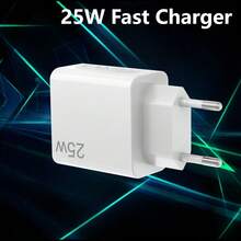 Bộ chuyển đổi nguồn USB-C 25W, bộ chuyển đổi phích cắm du lịch châu Âu nhanh, bộ sạc tường Type-C tương thích với iPhone 15/15 Pro/15 Pro Max/15 Plus/14/13/12/11, Galaxy S24 FE A16, Pixel 9 và nhiều thiết bị khác. - Phích cắm loại C của EU (220-240V) - Xem 3