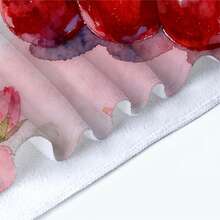 1条水彩樱花图案沙滩巾，超柔软超细纤维特大号沙滩毯，超强吸水浴巾，适合旅行、泳池、潜水、冲浪、瑜伽、露营等场合，多种尺寸可选，沙滩配件