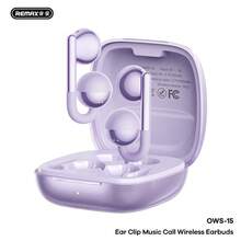 REMAX Clip-On Open-Ear Bluetooth Earphones OWS-15 - Purple - View 5