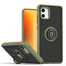 Qi Ying + Adsorption + Bracket Series Skin-Friendly Phone Case Restoring Naked Phone Feel. Car Magnetic Adsorption + Hidden Bracket Craftsmanship Anti-Drop Phone Case, Compatible With Iphone 17/16/13/14/15 ProMax, S26/25/24+, UA04/A05/A14/A15/A24/A25/A34/A54S, OPPO, VIVO, Redmi Note 11/12/13C+, Whole Set Of Phone Cases Suitable For VIVO NK X100/VIVO NK400 - Olive Green - View 1