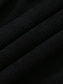 Mens Casual Pants - Cotton Blend Fabric Oversize Relaxed Fit | Spring Easy-Match Comfort For Daily Streetwear & Casual Outings (Modern Minimalist Urban Style) - 黑色 - 查看 6