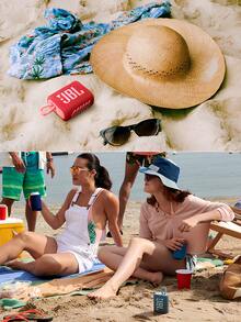 JBL Go 3 便携式迷你蓝牙音箱，无线音箱，IP67 防水防尘，音质震撼，低音强劲，5 小时播放时间，适合居家、户外和旅行，多种颜色可选 - 灰色 - 查看 11