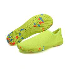 女士水鞋，速干赤足水鞋 - 透气轻便，四季皆宜，适合游泳、沙滩、徒步、室内健身和排球运动，鞋面采用织物面料，橡胶鞋底。 - 螢光綠 - 查看 19