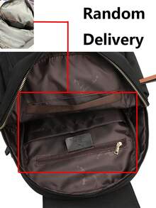 Anti-Theft Tassel Retro Nylon Flap Backpack For Women, Multi-Functional Stylish Day Bag, Multi-Pocket Lightweight Travel Bag, Large Capacity Simple School Bag, Convenient Book Bag, Suitable For Students, Nurses, Teachers, Business People, Travel And Vacation, Business Trips, Daily Commuting, Shopping, Office, Dating, Hiking, Training, Work, Birthday Gifts, Holiday Gifts - Multicolor - View 11