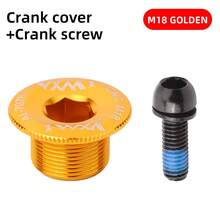 VXM 山地自行车 M18 M19 M20 曲柄螺丝 CNC 7075 铝合金曲柄盖自行车零件，兼容 Shimano 螺栓盖 - 彩色 - 查看 13