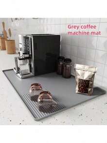 1pc Silicone Mat For Toaster, Large Size Trivet For Coffee Maker, Multifunctional Draining Mat For Kitchen Counter, Tabletop Organizer Tray - Multicolor - View 15