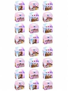 Mattel 12个/24个/套 卡通人物手办，K-POP，糖果盒装饰，原创收藏人偶，时尚派对装饰，情人节礼物，新年礼物，礼品包装 - 彩色 - 查看 10