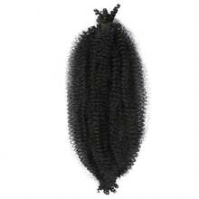 Cabello trenzado afro primaveral pre-separado, 1/6 paquetes de cabello trenzado primaveral para locs naturales suaves y desgastados, extensiones de cabello sintético Marley Twist Crochet, 10/16/24/28 pulgadas - Multicolor - Ver 16