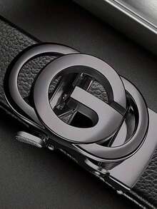 Men's Autumn Winter Essential Belt With Alloy Automatic Buckle, Business Casual Suit Waist Strap, Ideal For School Work Outdoor Vacation Athletic Daily Wear Graduation Birthday Gifts - Multicolor - View 7