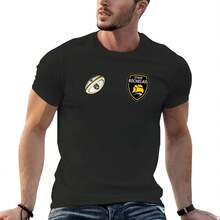Stade Rochelais Rugby Design T-Shirt Black T Shirts Anime Heavy Weight T Shirts For Men - Kiểu 8 - Xem 1
