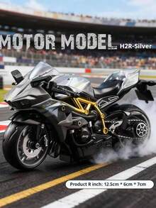 1pc Kawasaki Motorcycle Model, Alloy Toy With Rotating Handlebars, Collectible Display Item, Perfect Gift For Motorcycle Enthusiasts, Motorcycle Collector's Toy, Decor For Office, Bedroom, Living Room, Study, Home Windowsill, Halloween Gift, Christmas Gift, School, Christmas Decoration, Toy - Multicolor - View 10