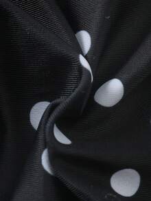 Bộ bikini hai mảnh hở lưng in chấm bi dành cho nữ, kiểu dáng gợi cảm theo phong cách châu Âu và Mỹ, thích hợp cho kỳ nghỉ hè trên bãi biển, màu trắng. - trắng - Xem 6