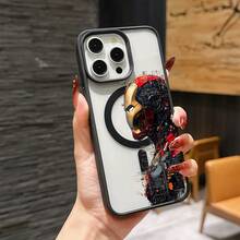 Marvel Patterned Phone Case, Iron Man, , Hulk, Thor, Hawkeye, Black Widow, Thanos, Avengers. Compatible With IPhone 17 ProMax, 17Pro, 17Air, 16, 15, 14, 13, And 12 Pro Models, With Shockproof Protection. A Unique Gift For Marvel Fans, Friends, Birthdays, Holidays, And Special Occasions. Great Gift Option For Anyone Who Loves Superheroes. - Blue - View 6
