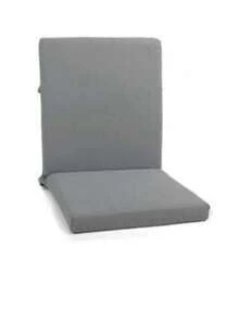 Garden, Balcony & Living Room Chair Cushion With Backrest - Grey - View 6