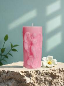 1pc Angel Shaped Handmade Candle, Suitable For Home Decor, Church, And Gifts - Multicolor - View 16