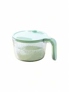 1pc Vegetable Washing Basket With Handle, Household Drain Basket, Rice Washing Bowl - Multicolor - View 17