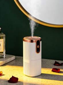 1pc 50ml Luxury Lavender Bathroom Aroma Diffuser USB Rechargeable 5 Timing Spray Modes Wall-Mounted & Desktop Design For Hotel Aromatherapy Machine Home Air Freshener Car Air Freshener Bedroom Essential Oil Diffuser - White Gold Plating - View 9