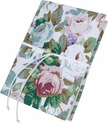 Book Cover Protector Paperback, A5 Book Cover Hardcover, Soft Cloth Book Covers - Pink Floral Design, Adjustable Book Sleeve Fit 5.5*8.5 Inch Hardcover Notebook Textbooks Bible Novels - Hoa hồng nhiều màu - Xem 1