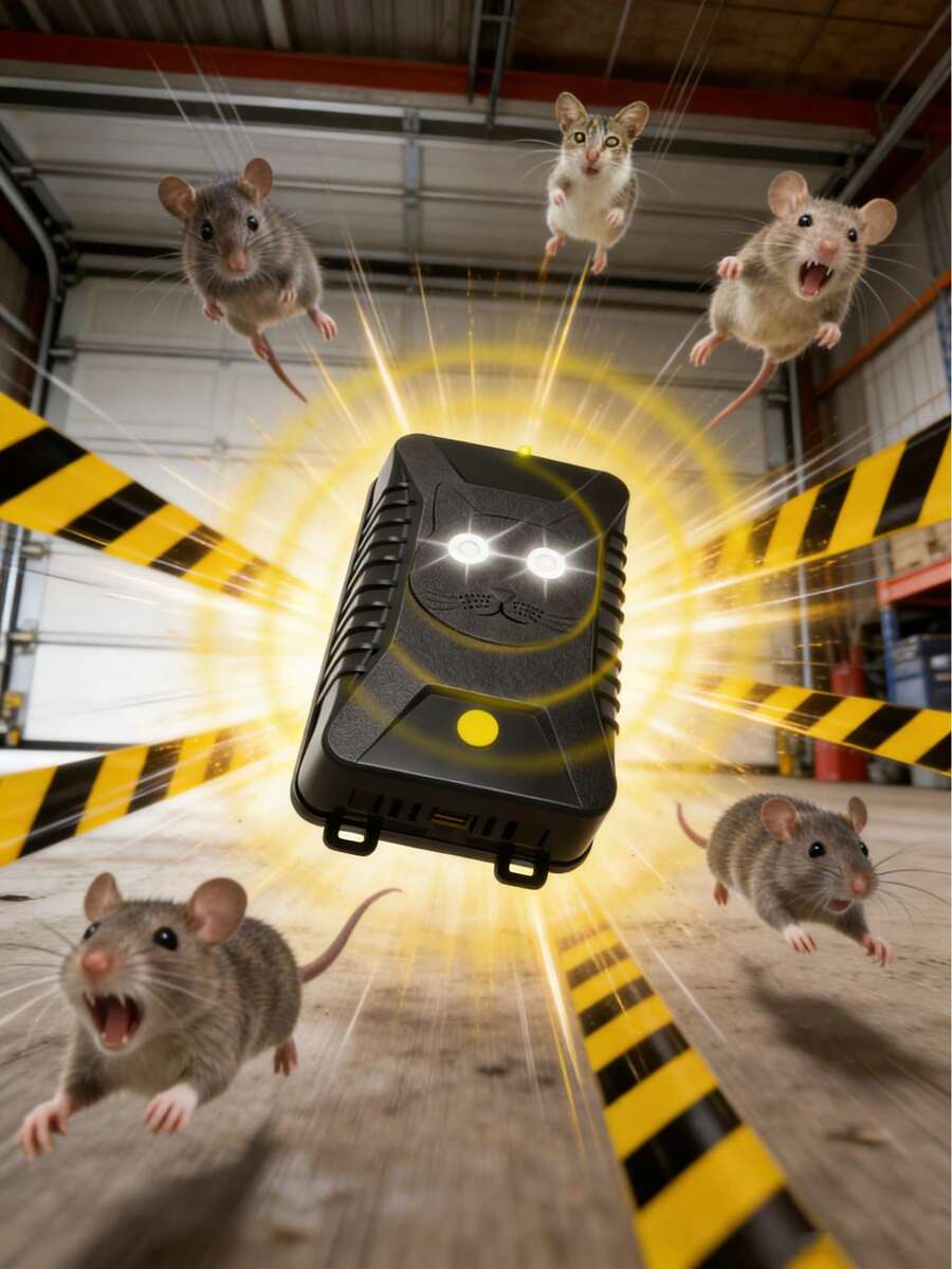 Repellente per parassiti ultrasonico 3 in 1 aggiornato, controllo fisico dei parassiti, funzionamento silenzioso, efficace contro più parassiti, adatto per casa, cucina, ufficio, hotel, magazzino e altri spazi interni, può eliminare efficacemente parassiti e zanzare, confezione singola - nero - Visualizzare 1