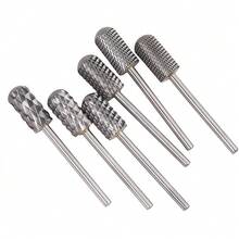 1 PC 5.35mm Small Round Head Barrel Nail Drill Bit, Original Carbide Nail File Accessory, Cross-Tooth Design, Coating-Free - Multicolor - View 3