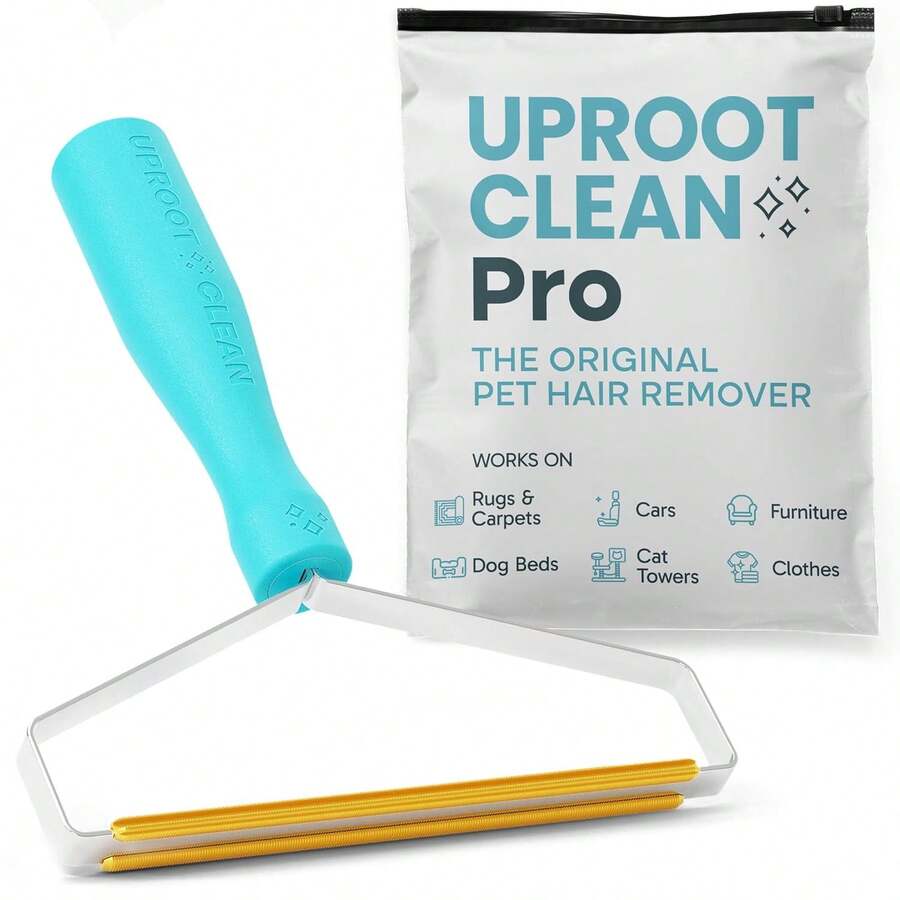 Uproot Cleaner Pro Pet Hair Removal Tool - Special Dog Hair Remover Multi Fabric Edge And Carpet Rake By Uproot Clean - Cat Fur Remover For Couch, Pet Towers, Rugs, Cat Mats And Trunks & Much More - mặc định - Xem 1