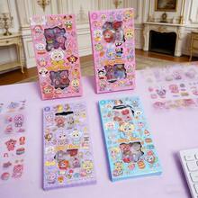 Caja de regalo con pegatinas impermeables de PET con diseños de dibujos animados para decoración de colgantes DIY - Multicolor - Ver 7