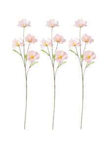 1 件人造花，情人节礼物生日毕业家居装饰返校房间装饰学校用品 - 粉色 - 查看 8