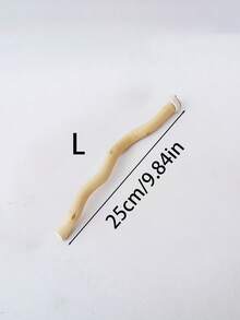 Natural Wooden Bird Perch, Curved Wooden Cage Perch, Screw Mounted, Suitable For Parrots, Lovebirds And Small Pet Birds - Apricot - View 14