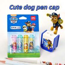 Bộ 1/4 nắp đậy bút chì hình nhân vật hoạt hình Paw Patrol, giá cả phải chăng, gồm Rubble, Chase, Rocky, Zuma, Skye, Everest, Tracker, Tuck, Ella, Rex, WildCat, Liberty - những chiếc nắp bảo vệ và kéo dài bút chì hình chú chó đáng yêu. Không còn lo lắng về việc bút chì bị gãy, ngăn ngừa vết bẩn bám vào hộp bút. - Nhiều màu - Xem 6