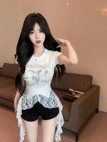Women Tops - Black - View 11
