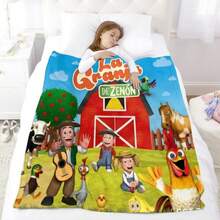 The La Granja De Zenon Michael Throw Blanket Gifts For Fans Lover Girls Boys Women Present Hoodie Him Bed - Phong cách hình ảnh chính - Xem 6