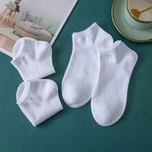 Kit 3 6 12Pares Unisex Meias-Cano Curto verão 35-40 - Branco - Visão 3